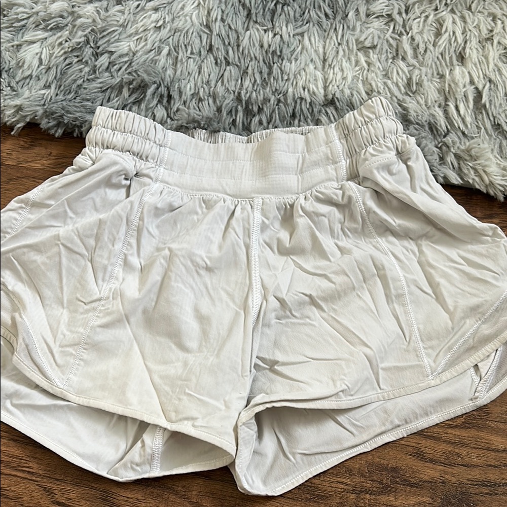 Lululemon Women's White Athletic Shorts